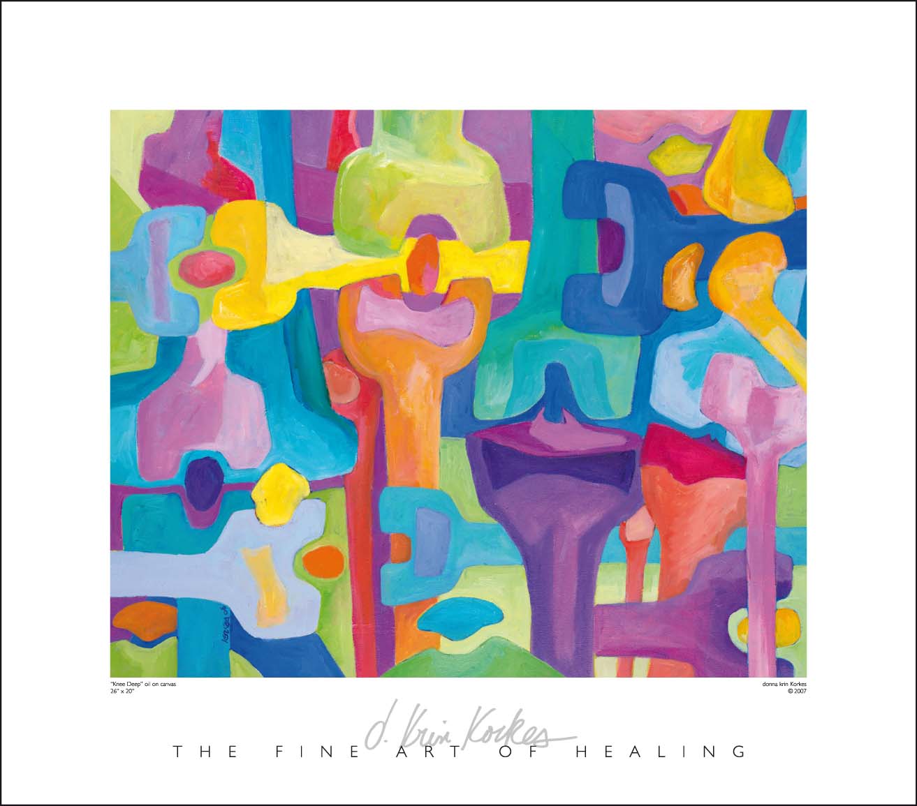 Knee Deep - 25" x 22" - Xray Gifts